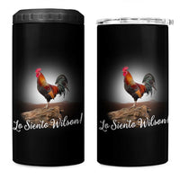 Lo Siento Wilson Funny Chicken Floating Meme 4 in 1 Can Cooler Tumbler Dramatic Rooster Parody Spanish Apology