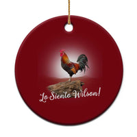 Lo Siento Wilson Funny Chicken Floating Meme Ceramic Ornament Dramatic Rooster Parody Spanish Apology