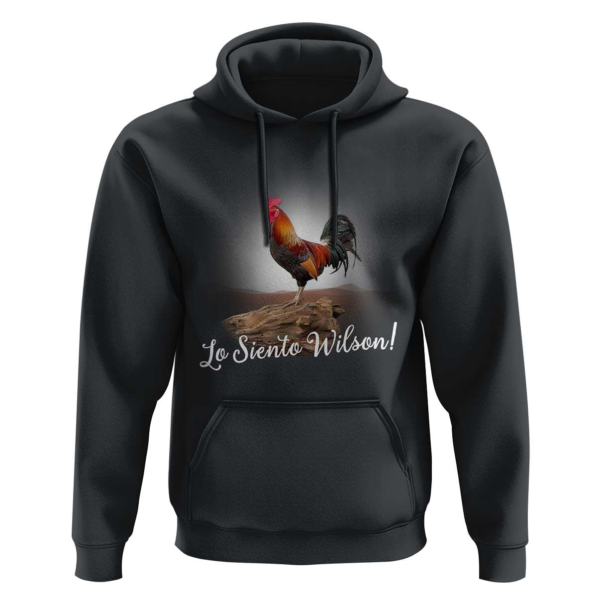 Lo Siento Wilson Funny Chicken Floating Meme Hoodie Dramatic Rooster Parody Spanish Apology