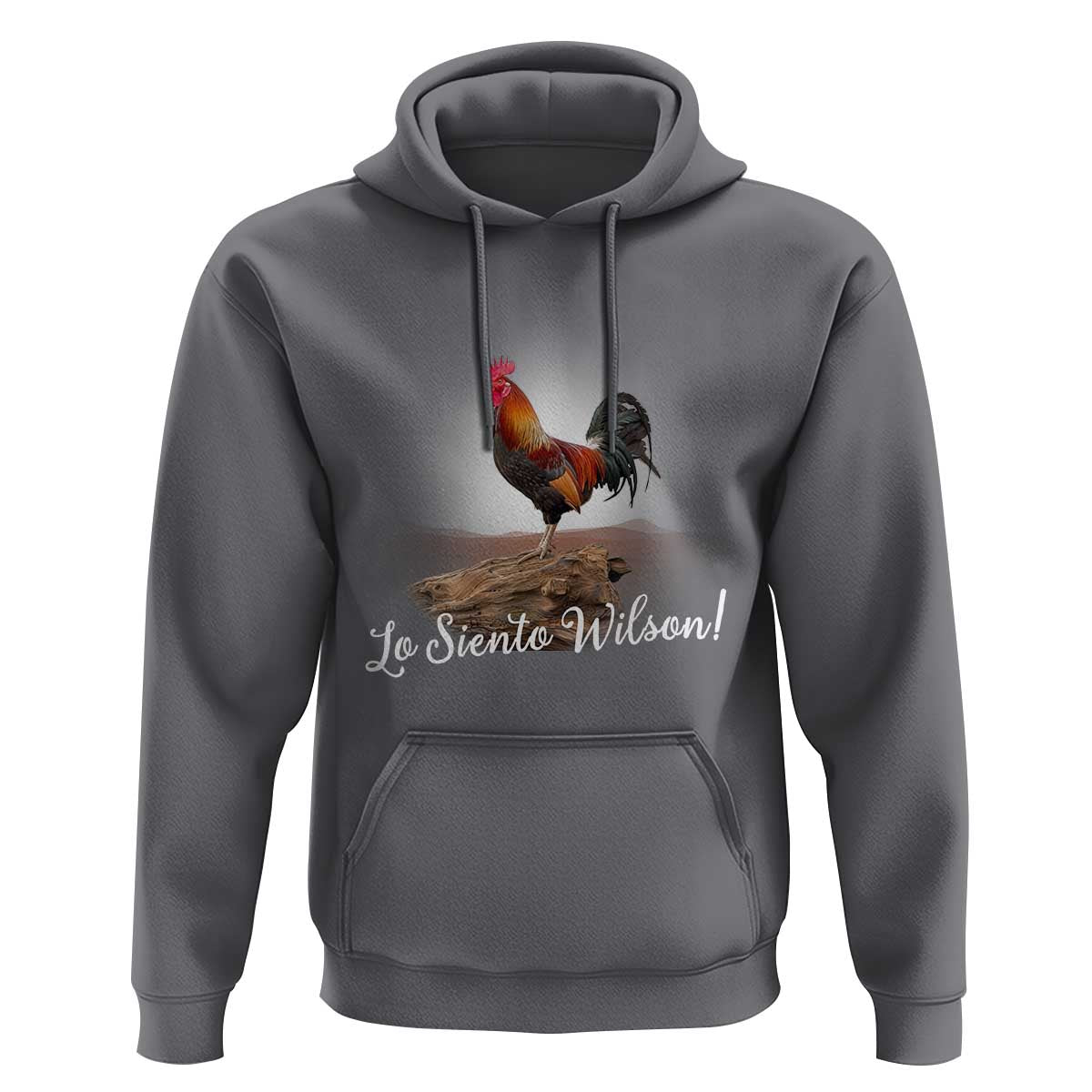 Lo Siento Wilson Funny Chicken Floating Meme Hoodie Dramatic Rooster Parody Spanish Apology