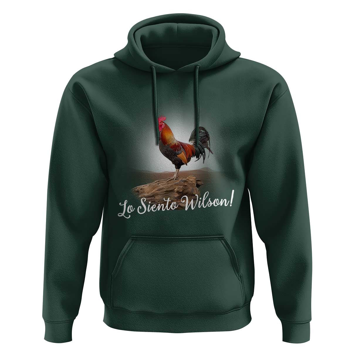 Lo Siento Wilson Funny Chicken Floating Meme Hoodie Dramatic Rooster Parody Spanish Apology