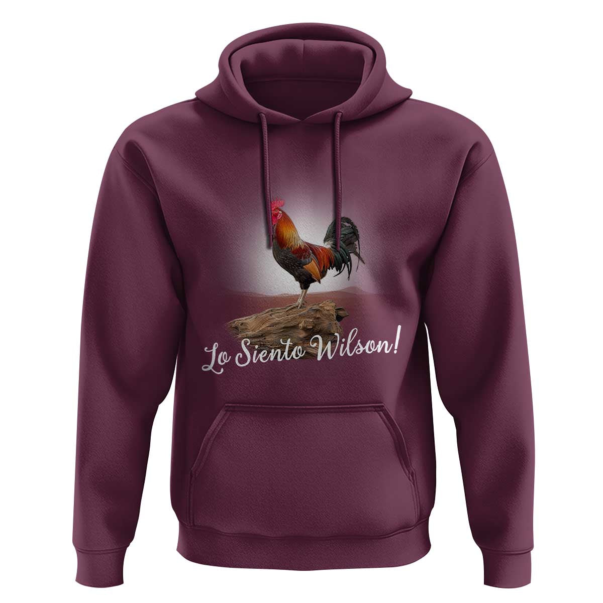 Lo Siento Wilson Funny Chicken Floating Meme Hoodie Dramatic Rooster Parody Spanish Apology