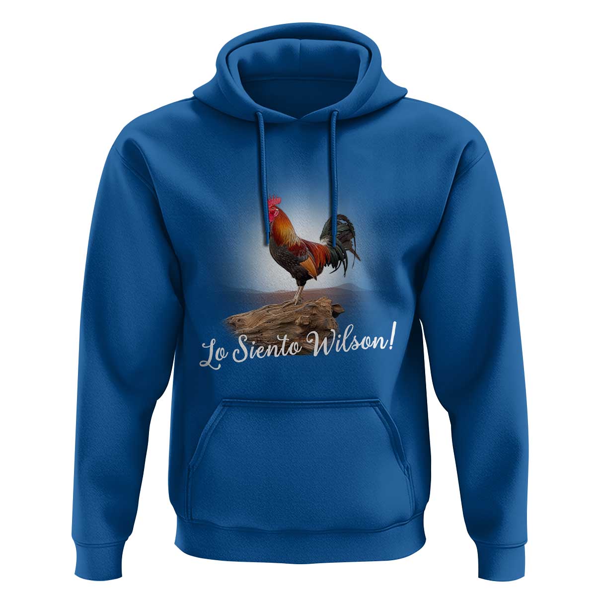 Lo Siento Wilson Funny Chicken Floating Meme Hoodie Dramatic Rooster Parody Spanish Apology