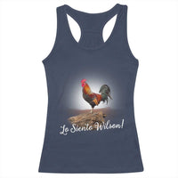 Lo Siento Wilson Funny Chicken Floating Meme Racerback Tank Top Dramatic Rooster Parody Spanish Apology