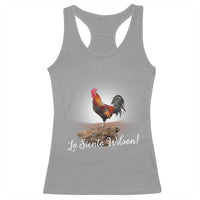 Lo Siento Wilson Funny Chicken Floating Meme Racerback Tank Top Dramatic Rooster Parody Spanish Apology