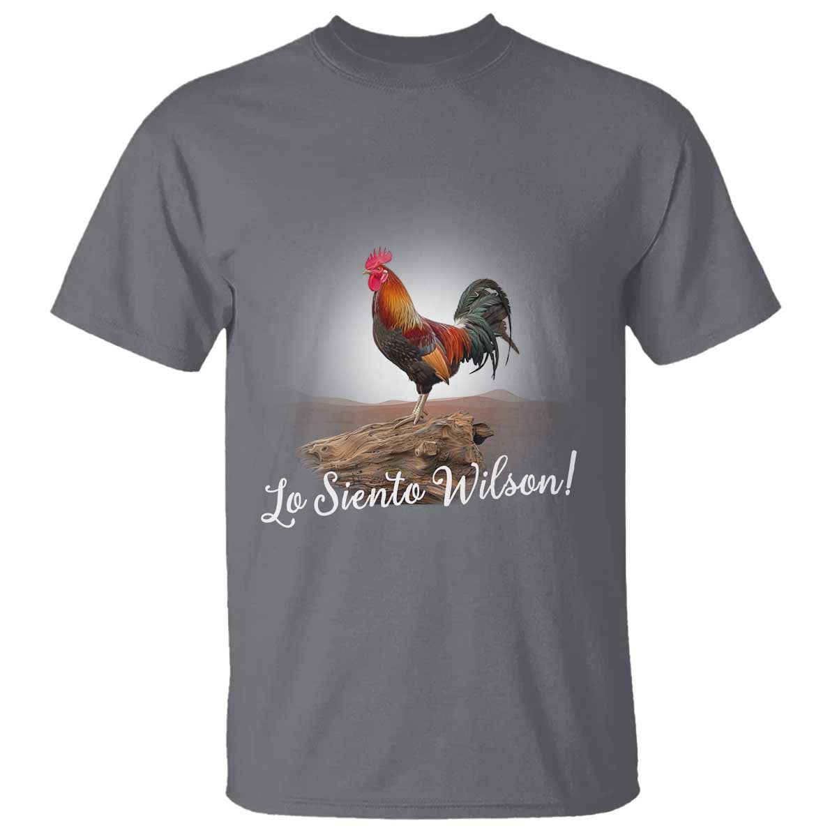 Lo Siento Wilson Funny Chicken Floating Meme T Shirt Dramatic Rooster Parody Spanish Apology