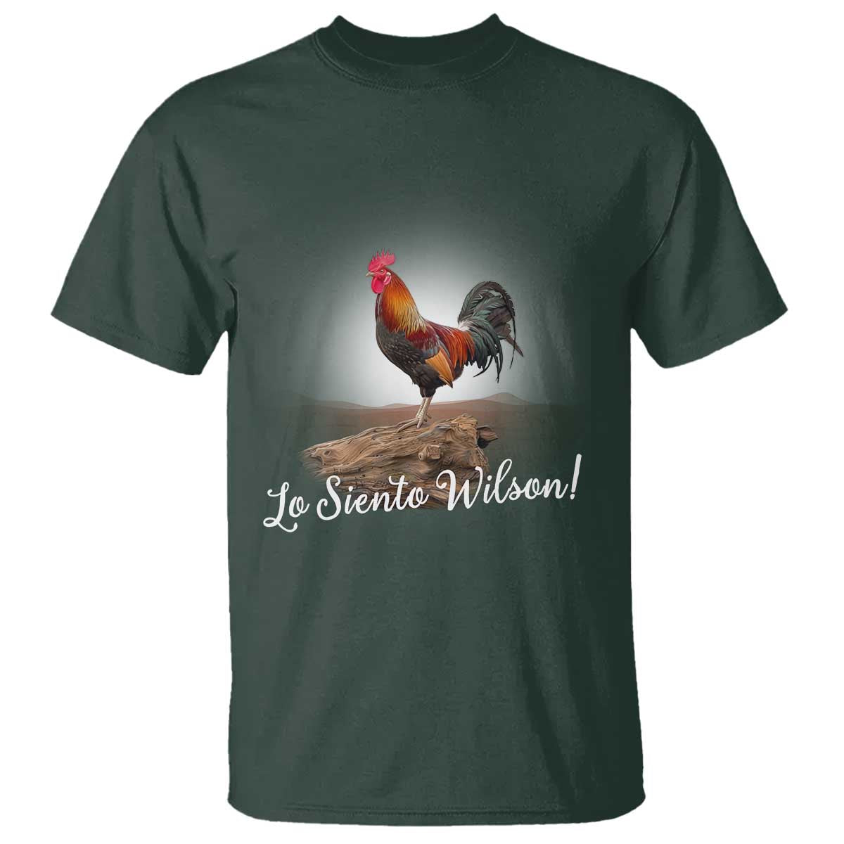 Lo Siento Wilson Funny Chicken Floating Meme T Shirt Dramatic Rooster Parody Spanish Apology
