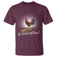 Lo Siento Wilson Funny Chicken Floating Meme T Shirt Dramatic Rooster Parody Spanish Apology