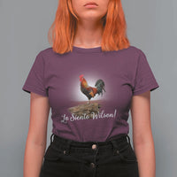 Lo Siento Wilson Funny Chicken Floating Meme T Shirt For Women Dramatic Rooster Parody Spanish Apology