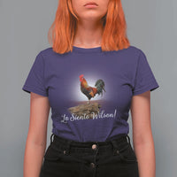 Lo Siento Wilson Funny Chicken Floating Meme T Shirt For Women Dramatic Rooster Parody Spanish Apology