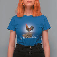 Lo Siento Wilson Funny Chicken Floating Meme T Shirt For Women Dramatic Rooster Parody Spanish Apology