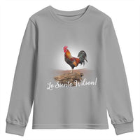 Lo Siento Wilson Funny Chicken Floating Meme Youth Sweatshirt Dramatic Rooster Parody Spanish Apology