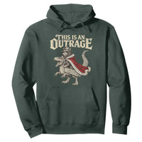 This Is an Outrage Royal Cat Hoodie Funny Princess Cat Riding Dragon Fantasy TS02