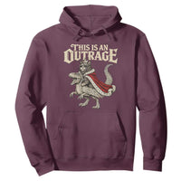 This Is an Outrage Royal Cat Hoodie Funny Princess Cat Riding Dragon Fantasy TS02