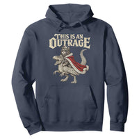 This Is an Outrage Royal Cat Hoodie Funny Princess Cat Riding Dragon Fantasy TS02