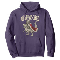 This Is an Outrage Royal Cat Hoodie Funny Princess Cat Riding Dragon Fantasy TS02