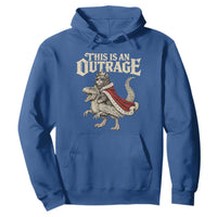 This Is an Outrage Royal Cat Hoodie Funny Princess Cat Riding Dragon Fantasy TS02