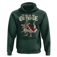 This Is an Outrage Royal Cat Hoodie Funny Princess Cat Riding Dragon Fantasy