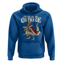This Is an Outrage Royal Cat Hoodie Funny Princess Cat Riding Dragon Fantasy