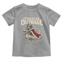 This Is an Outrage Royal Cat Toddler T Shirt Funny Princess Cat Riding Dragon Fantasy