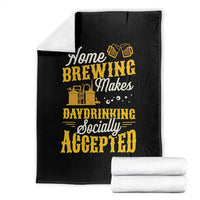 Funny Craft Crew Beer Homebrewers Throw Blanket Home Brewing Makes Day Drinking Socially Accepted Brewery Fans