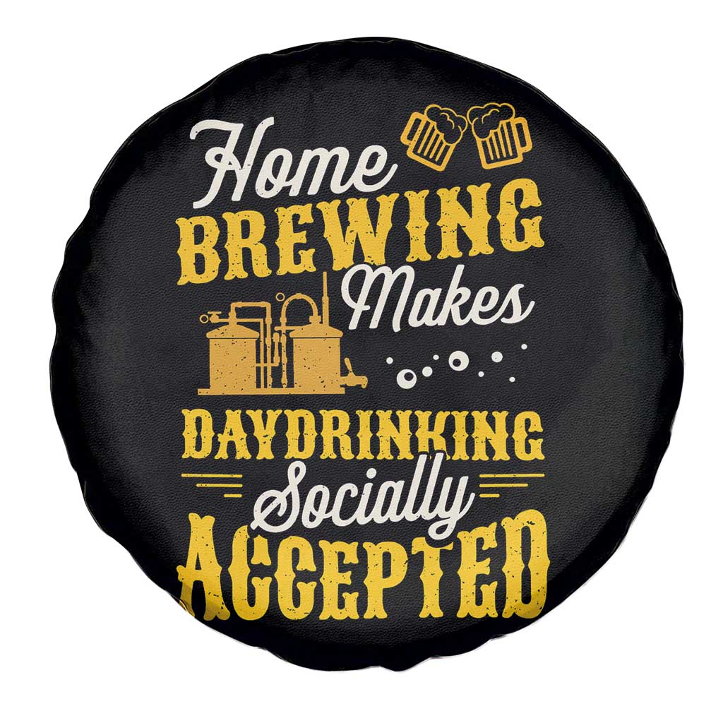 Funny Craft Crew Beer Homebrewers Spare Tire Cover Home Brewing Makes Day Drinking Socially Accepted Brewery Fans