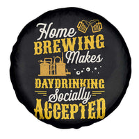 Funny Craft Crew Beer Homebrewers Spare Tire Cover Home Brewing Makes Day Drinking Socially Accepted Brewery Fans