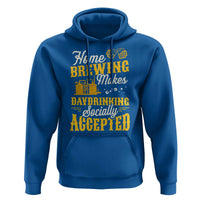 Funny Craft Crew Beer Homebrewers Hoodie Home Brewing Makes Day Drinking Socially Accepted Brewery Fans