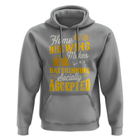 Funny Craft Crew Beer Homebrewers Hoodie Home Brewing Makes Day Drinking Socially Accepted Brewery Fans