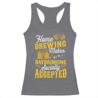 Funny Craft Crew Beer Homebrewers Racerback Tank Top Home Brewing Makes Day Drinking Socially Accepted Brewery Fans