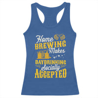 Funny Craft Crew Beer Homebrewers Racerback Tank Top Home Brewing Makes Day Drinking Socially Accepted Brewery Fans