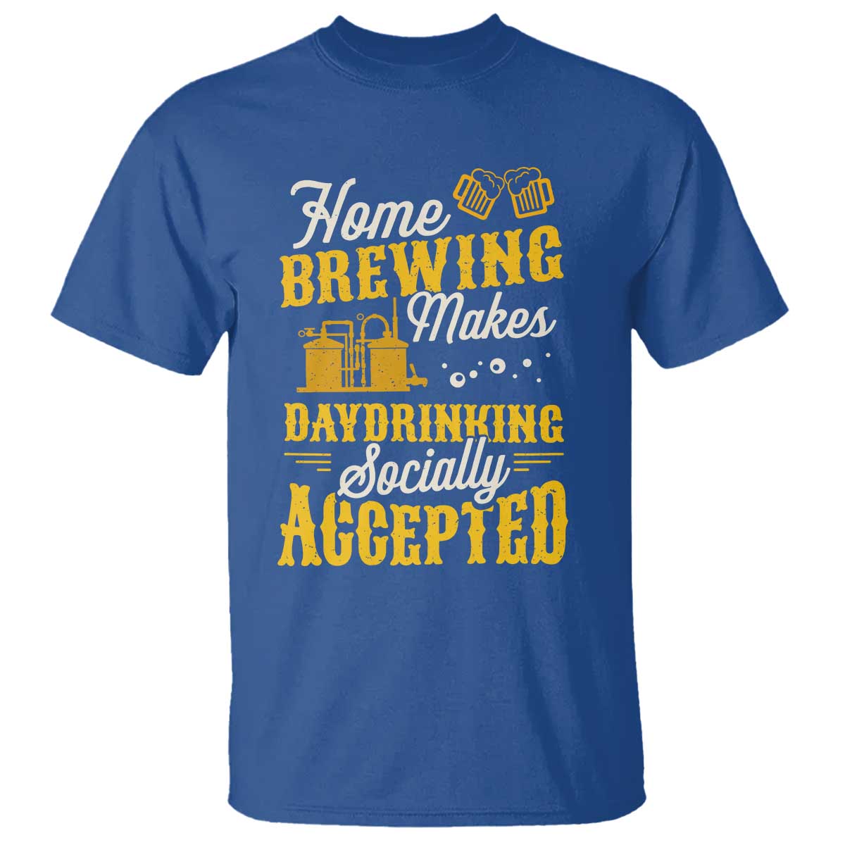 Funny Craft Crew Beer Homebrewers T Shirt Home Brewing Makes Day Drinking Socially Accepted Brewery Fans