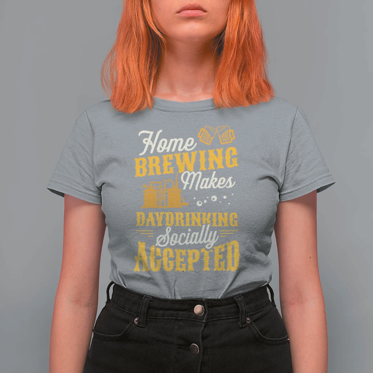 Funny Craft Crew Beer Homebrewers T Shirt For Women Home Brewing Makes Day Drinking Socially Accepted Brewery Fans