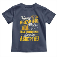 Funny Craft Crew Beer Homebrewers Toddler T Shirt Home Brewing Makes Day Drinking Socially Accepted Brewery Fans