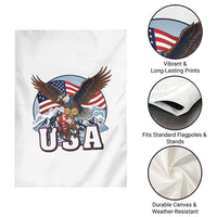 USA 1980 2026 American Eagle vs Canada Loon Garden Flag Vintage Champs Retro Game Day Hockey Sports Fan