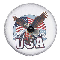 USA 1980 2026 American Eagle vs Canada Loon Spare Tire Cover Vintage Champs Retro Game Day Hockey Sports Fan