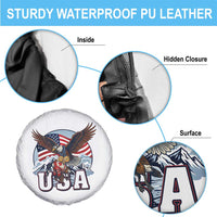 USA 1980 2026 American Eagle vs Canada Loon Spare Tire Cover Vintage Champs Retro Game Day Hockey Sports Fan
