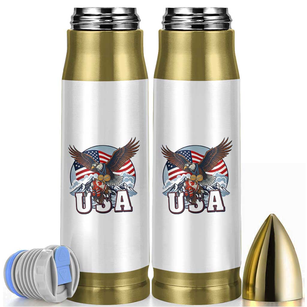 USA 1980 2026 American Eagle vs Canada Loon Bullet Tumbler Vintage Champs Retro Game Day Hockey Sports Fan