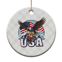 USA 1980 2026 American Eagle vs Canada Loon Ceramic Ornament Vintage Champs Retro Game Day Hockey Sports Fan