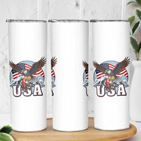 USA 1980 2026 American Eagle vs Canada Loon Skinny Tumbler Vintage Champs Retro Game Day Hockey Sports Fan