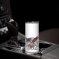 USA 1980 2026 American Eagle vs Canada Loon Skinny Tumbler Vintage Champs Retro Game Day Hockey Sports Fan