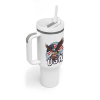 USA 1980 2026 American Eagle vs Canada Loon Tumbler With Handle Vintage Champs Retro Game Day Hockey Sports Fan