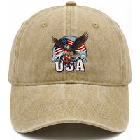 USA 1980 2026 American Eagle vs Canada Loon Washed Cotton Baseball Cap Vintage Champs Retro Game Day Hockey Sports Fan