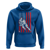 Patriotic American Flag Ice Hockey Player Hoodie Stars And Stripes Sports Graphic