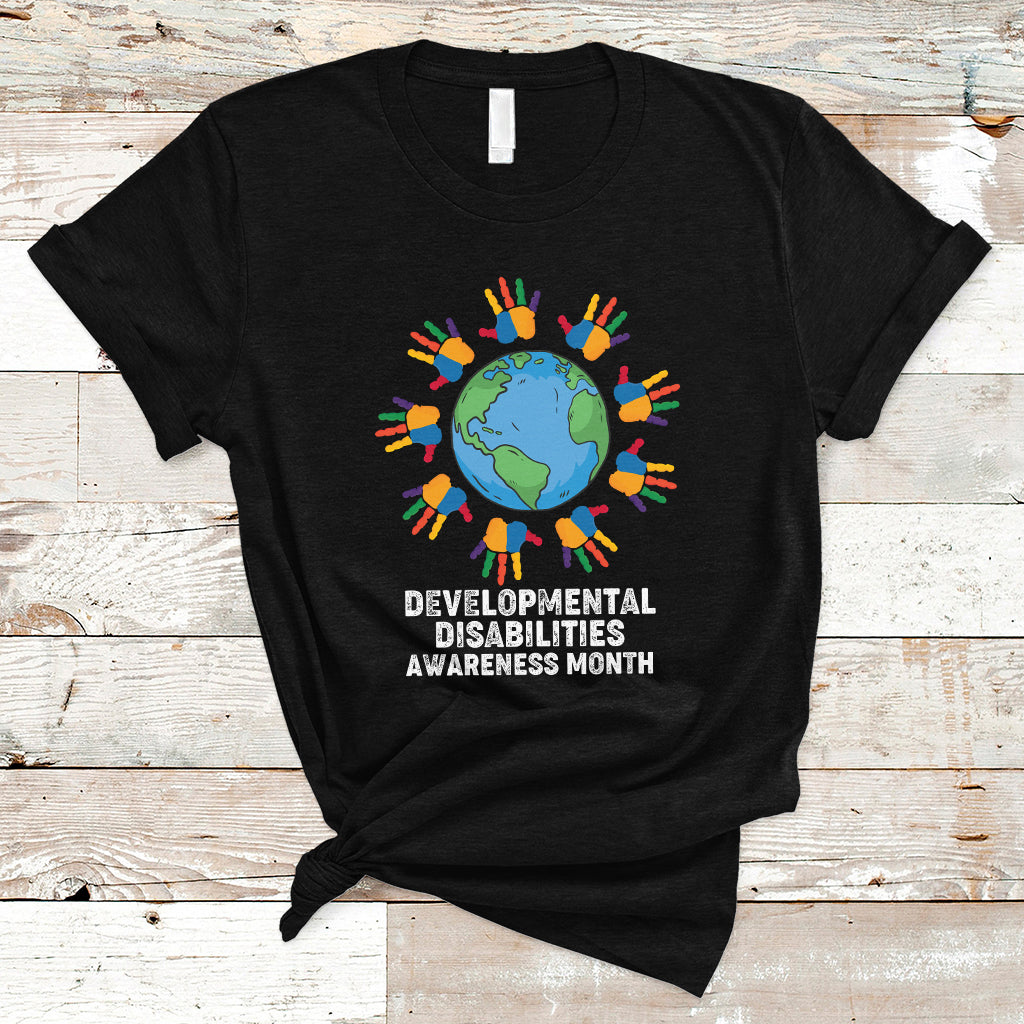 Disability Pride Month Support Disability Is Not A Bad Word T Shirt - Wonder Print Shop