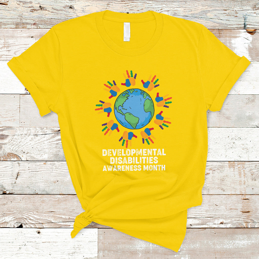 Disability Pride Month Support Disability Is Not A Bad Word T Shirt - Wonder Print Shop
