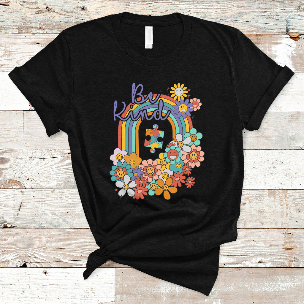 Disabled And Proud Disability Rights Are Human Rights Be Kind Rainbow T Shirt - Wonder Print Shop