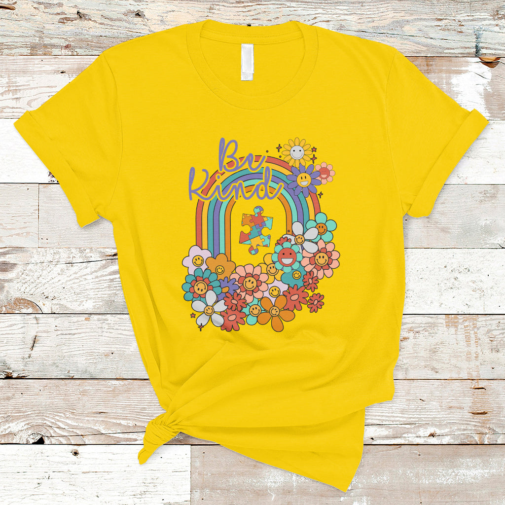 Disabled And Proud Disability Rights Are Human Rights Be Kind Rainbow T Shirt - Wonder Print Shop