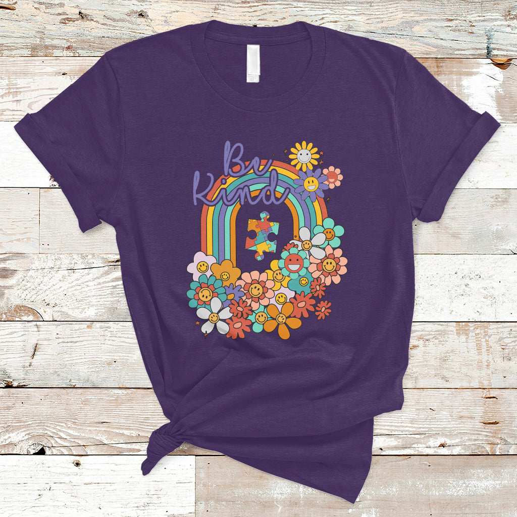 Disabled And Proud Disability Rights Are Human Rights Be Kind Rainbow T Shirt - Wonder Print Shop