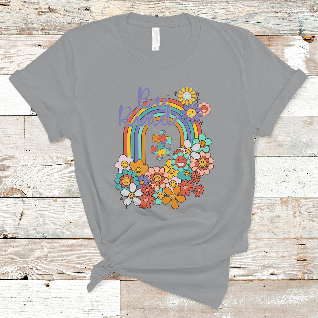 Disabled And Proud Disability Rights Are Human Rights Be Kind Rainbow T Shirt - Wonder Print Shop